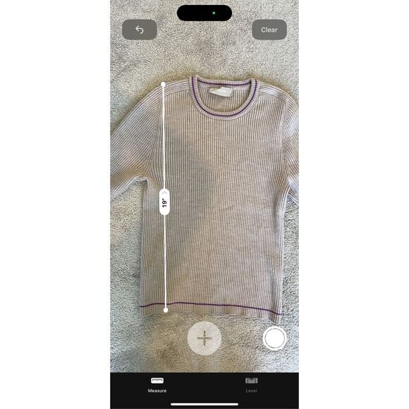 NWOT Everlane The Ribbed Merino Tee in Oatmeal , Med $98 G21 - Picture 7 of 8